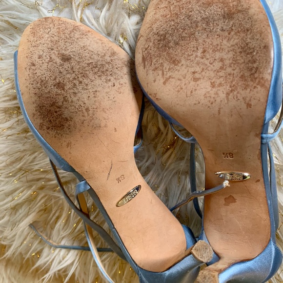 Badgley Mischka Embellished Angle Strap Sandal - Picture 3 of 4